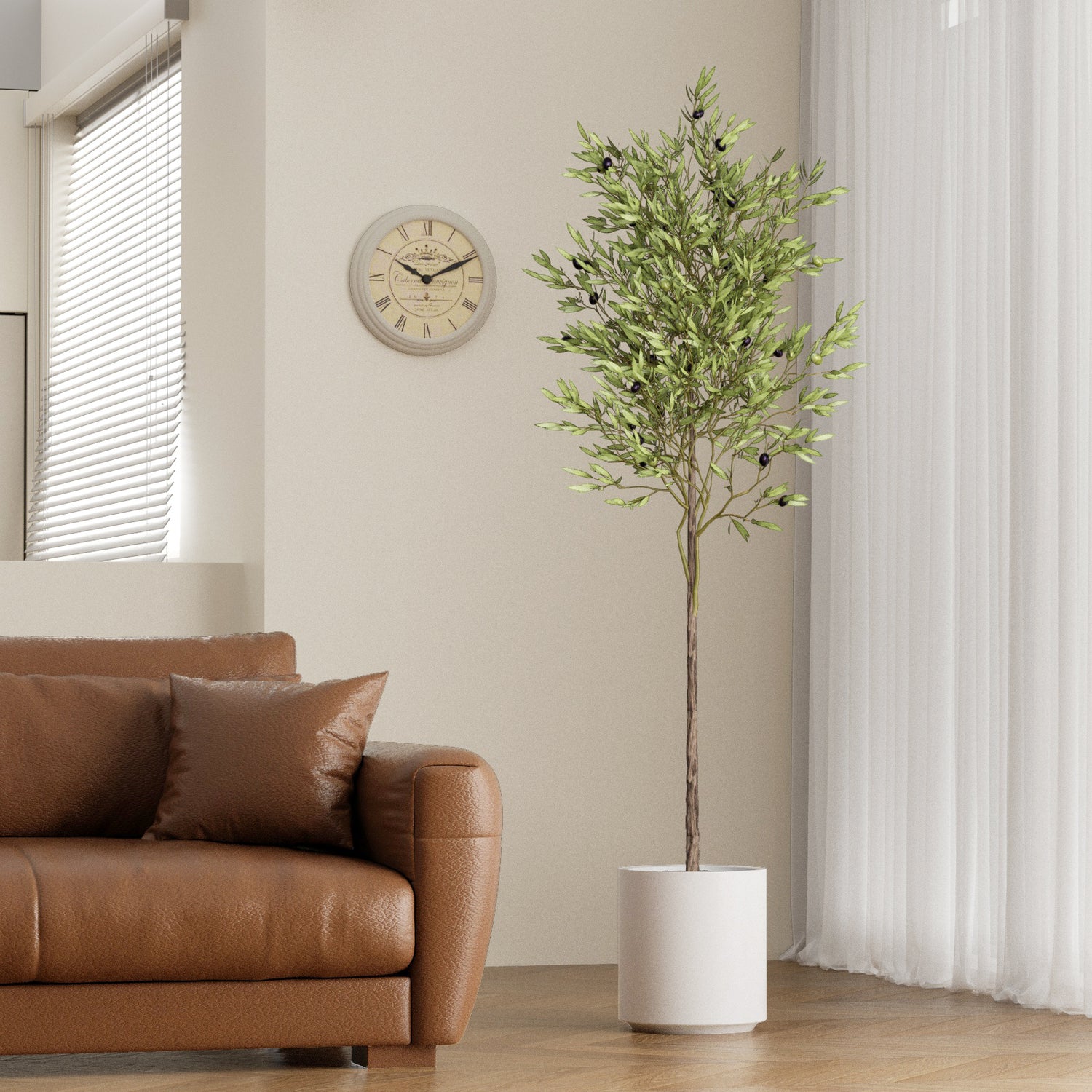 The Green Elegance: Advantages of Choosing KidsBuy's Potted Olive Tree (Plastic) for Your Home