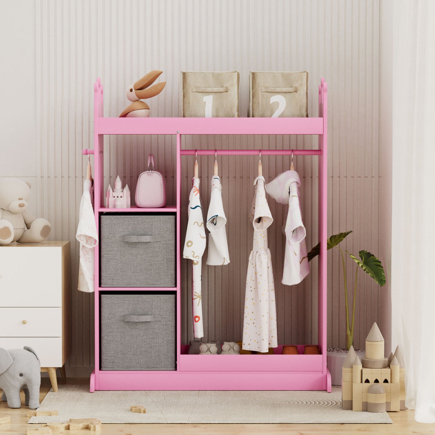 Transform Your Child's Space with Our Kids' Dress Up Storage Center