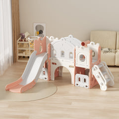 Discover the Colorful World of Play with Our 7-in-1 Kids Slide Climber!