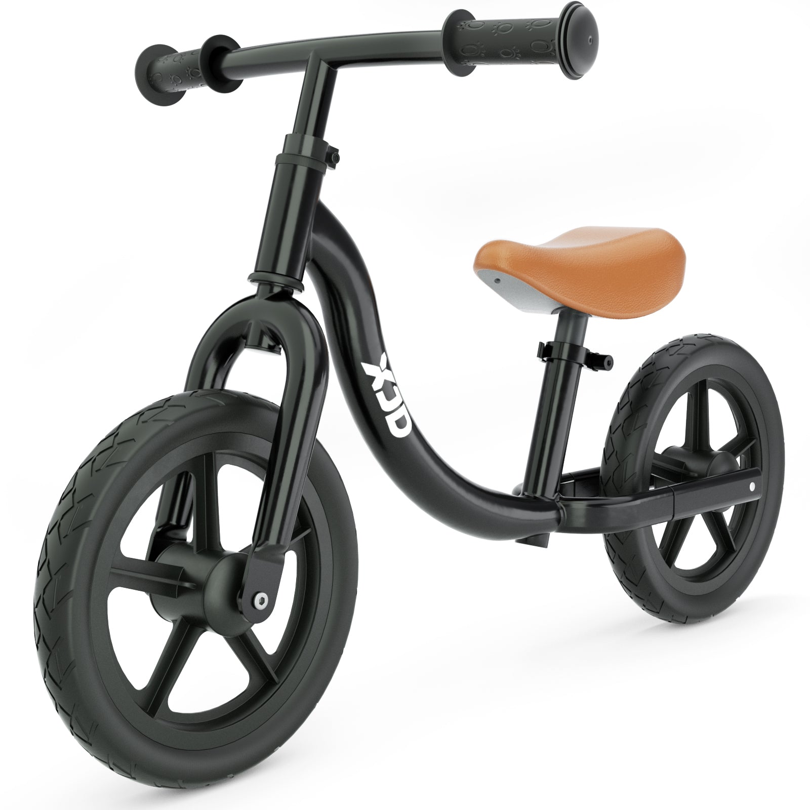 XJD Toddler Balance Bike No Pedal Bicycle for Girls Boys Ages 18 Months to 5 Years Old Black