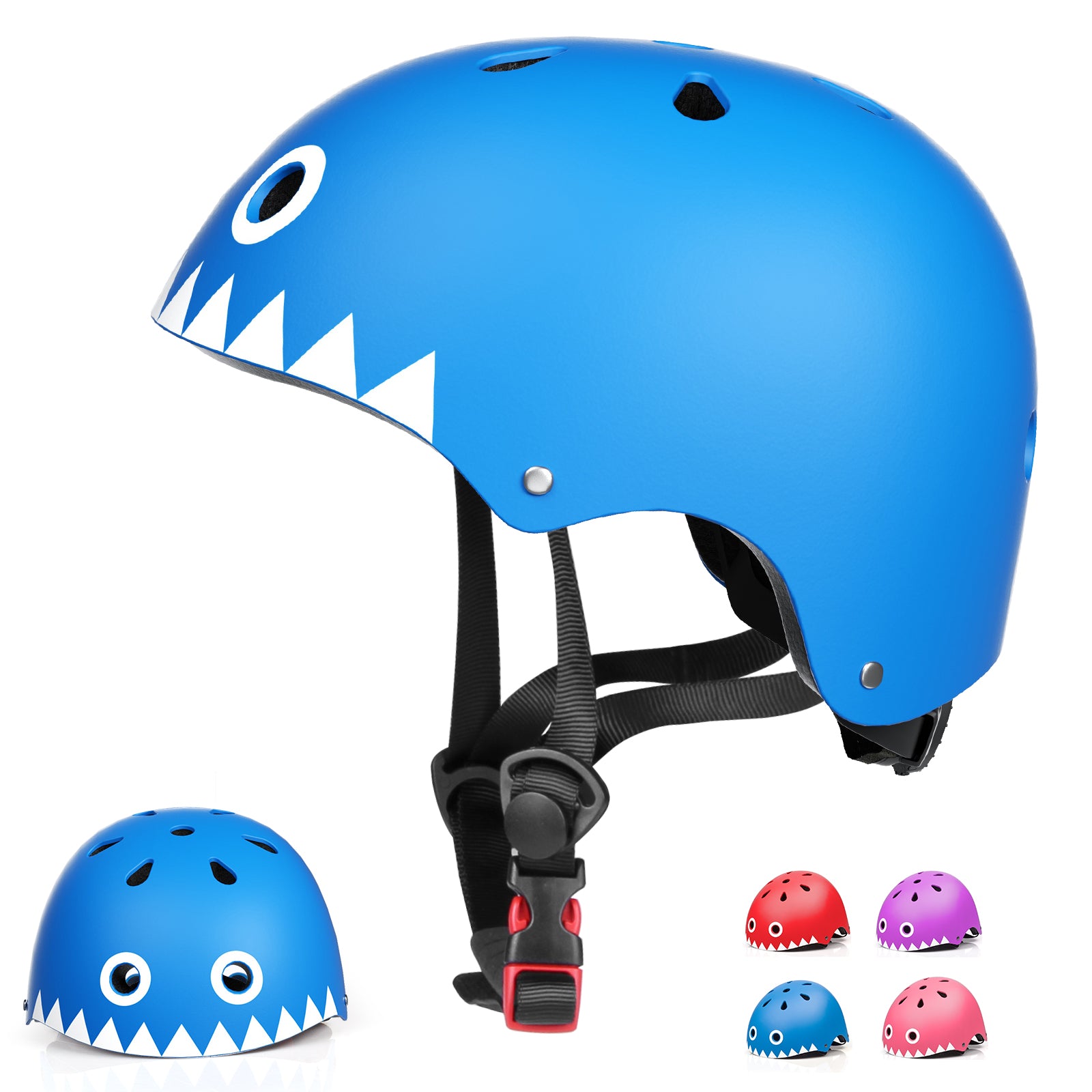 GLAF Kids Bike Helmets in Blue White In Stock USA