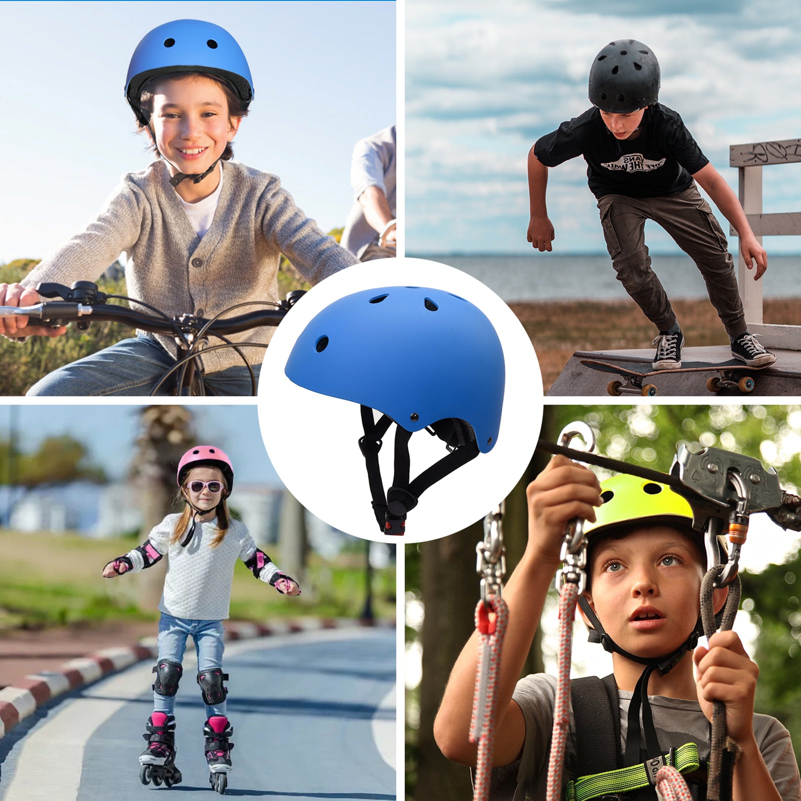 GLAF Kids Bike Helmets in Blue In Stock USA