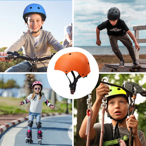 GLAF Kids Bike Helmets in Orange In Stock USA