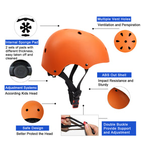 GLAF Kids Bike Helmets in Orange In Stock USA