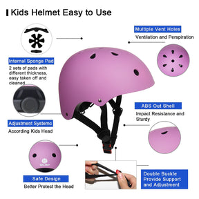 GLAF Kids Bike Helmets in Purple In Stock USA