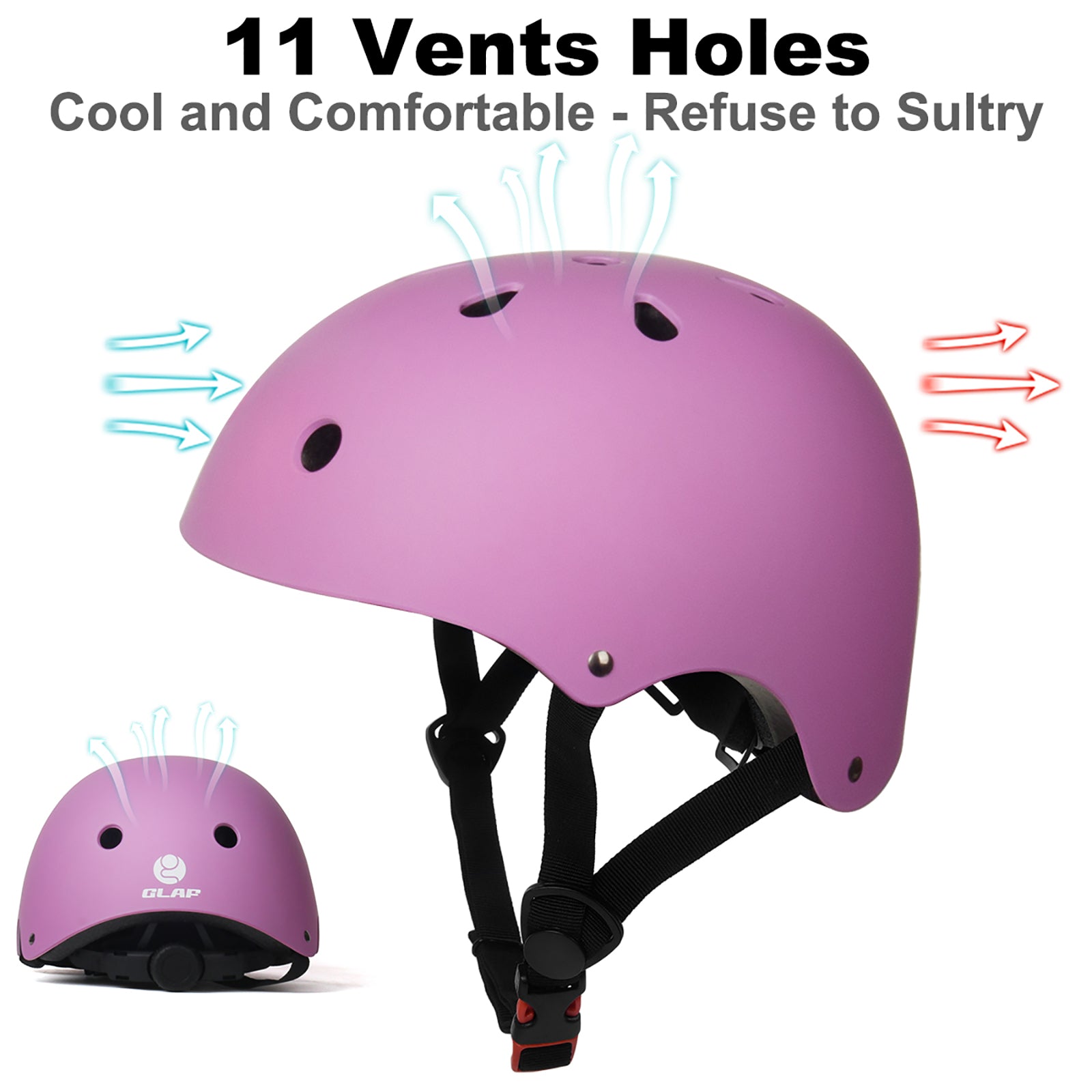GLAF Kids Bike Helmets in Purple In Stock USA