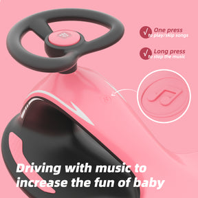 XJD 2 in 1 Electric Wiggle Car Pink In Stock USA
