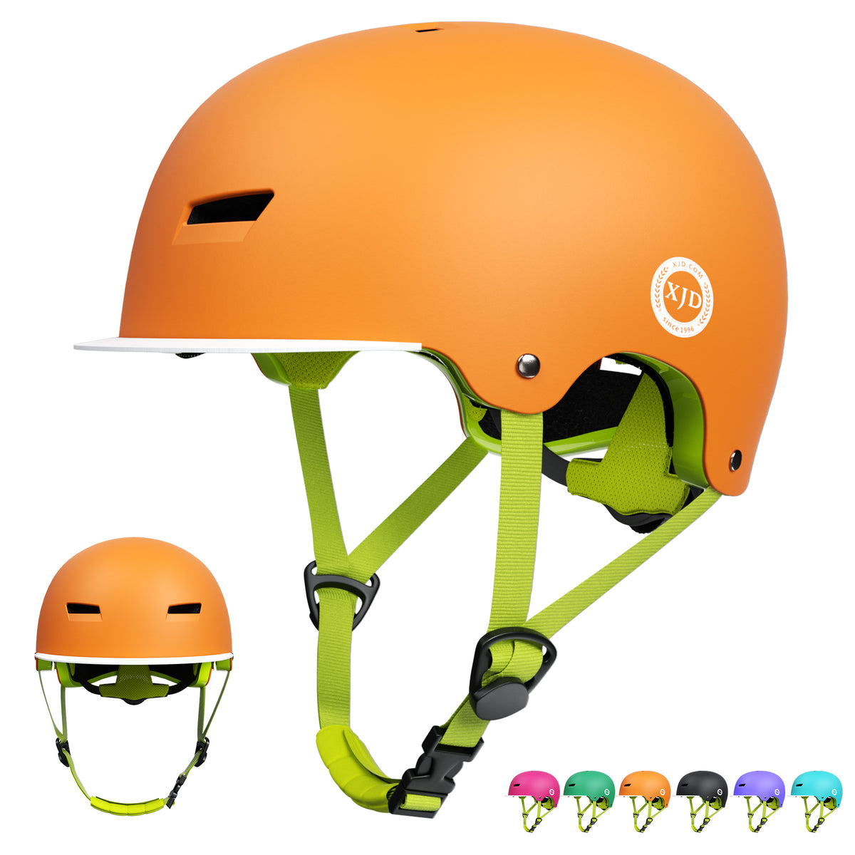 XJD Kids Bike Helmet Orange In Stock USA
